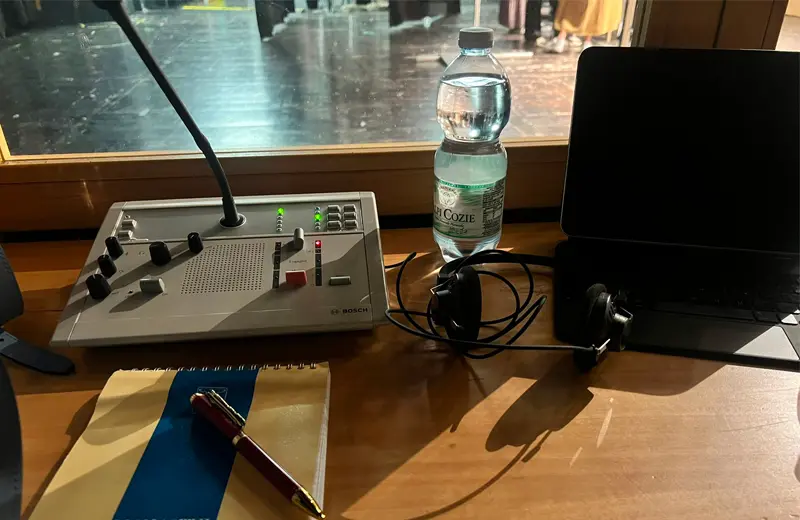 Interpretariato consecutivo a Macerata per incontri e presentazioni